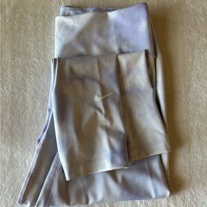 Nike Lavender Tie-Dye Leggings